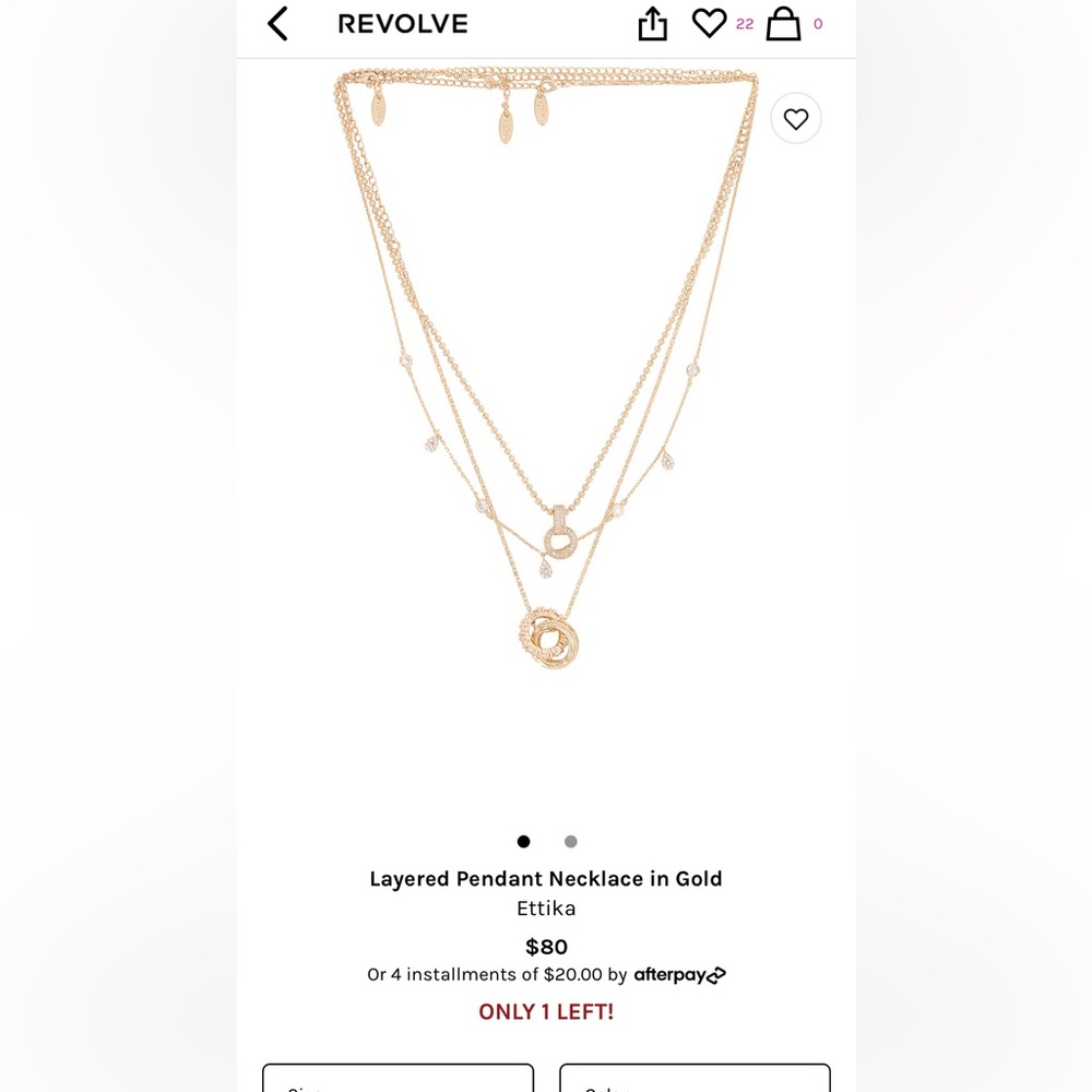 REVOLVE | Layered Pendant Necklaces **ONLY TWO**